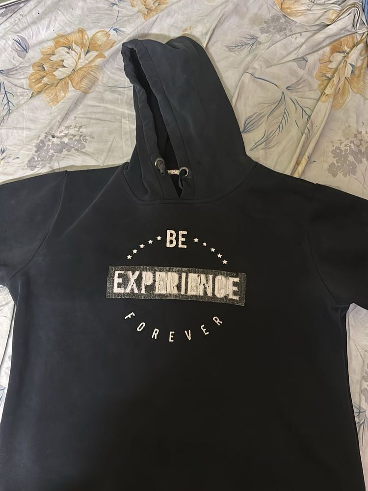 Classic Black Hoodie | Medium Size | Unbranded