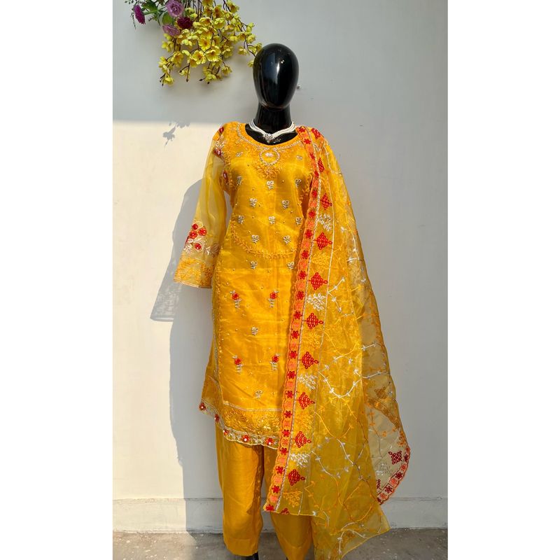Embroidered Pakistani Suit