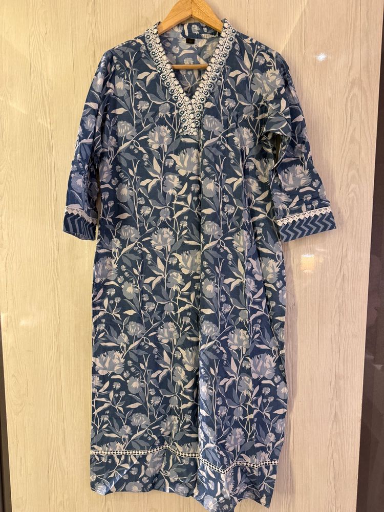 Pure Cotton Printed Suit 3 Piece