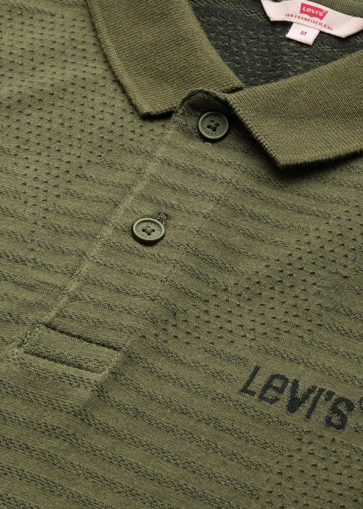 Levi&#39;s Olive Green Polo Shirt