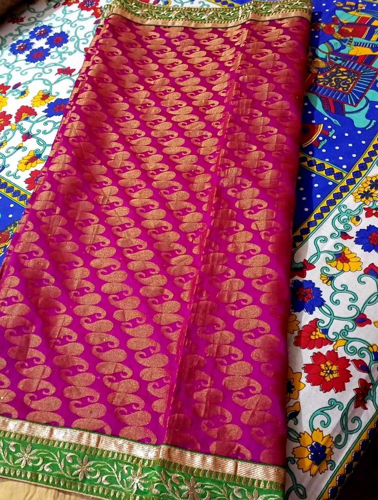 Elegant Pink Saree