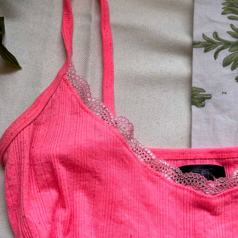 Pink Lace Top
