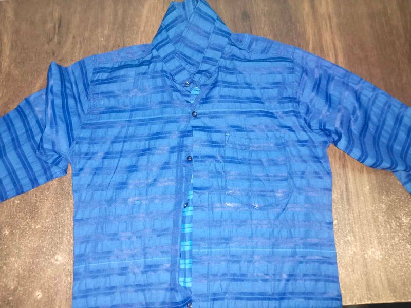 Blue Striped Shirt