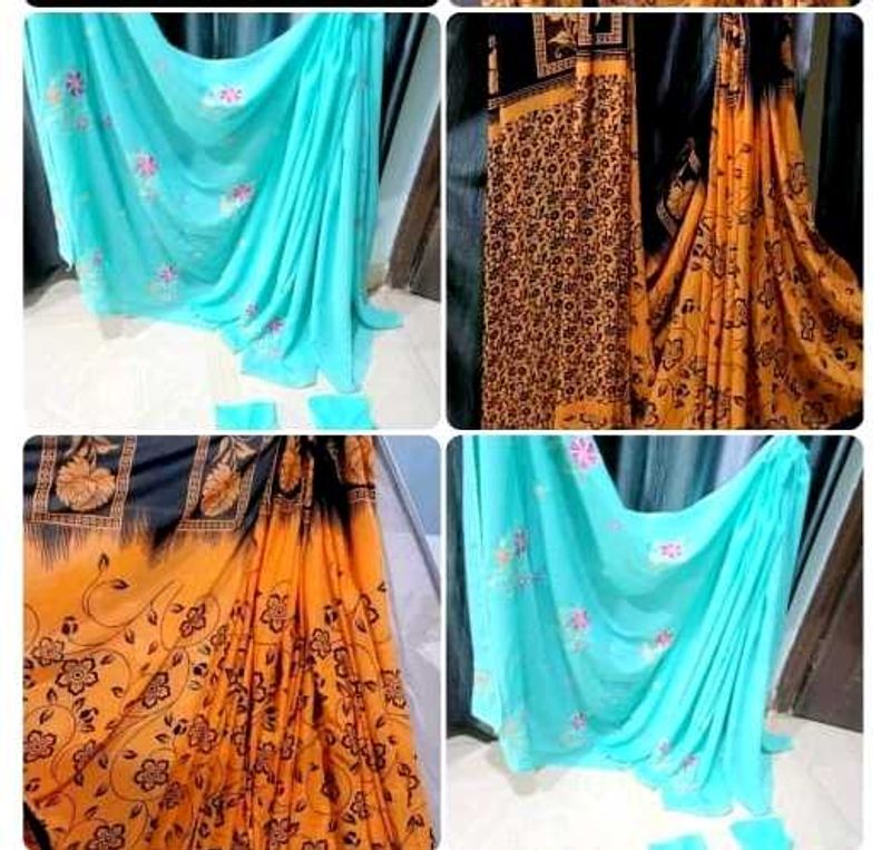 2 Set Trading Quantity Sarees &amp; Blouse