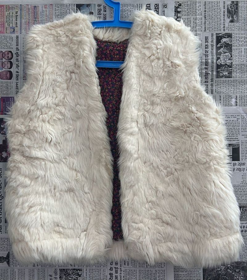 K-pop Inspired Faux Fur Vest