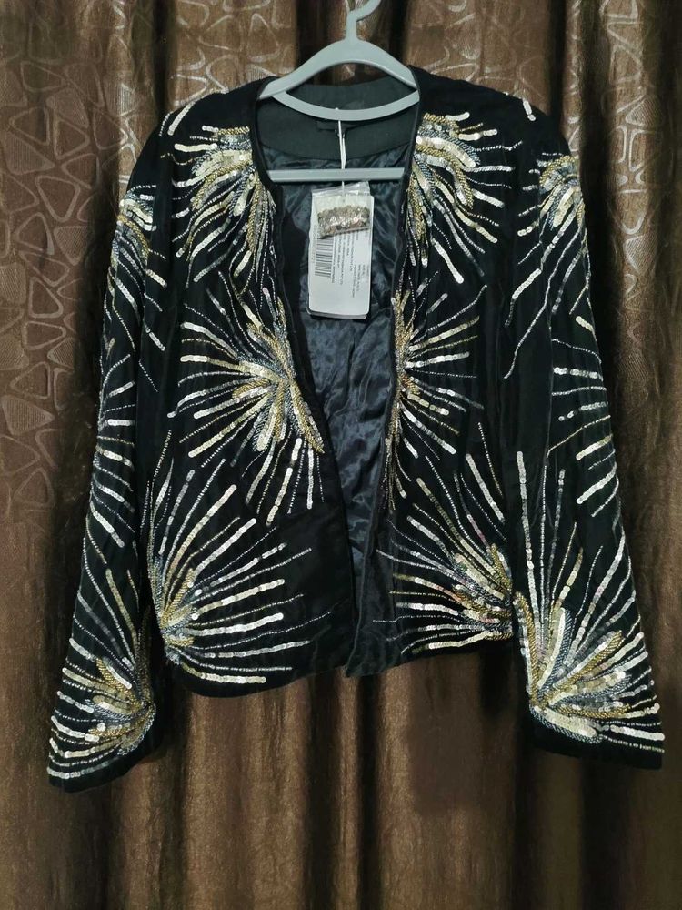 Embellished Overcoat