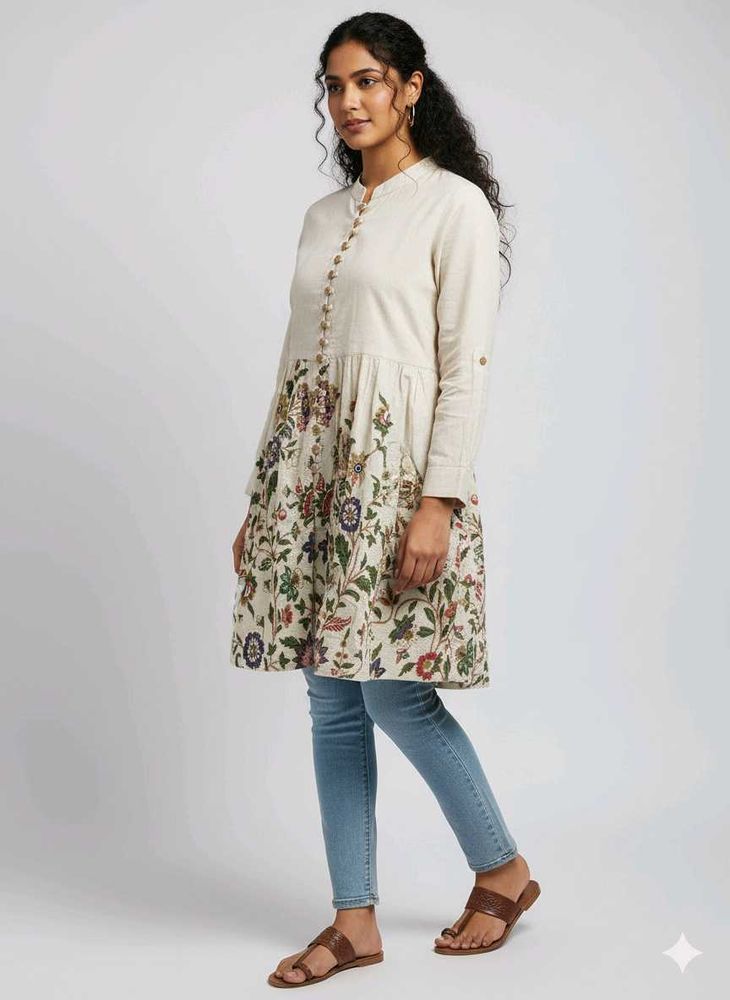 Floral Print short tunic