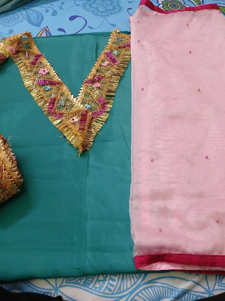 Dress Material With Dupatta Lace