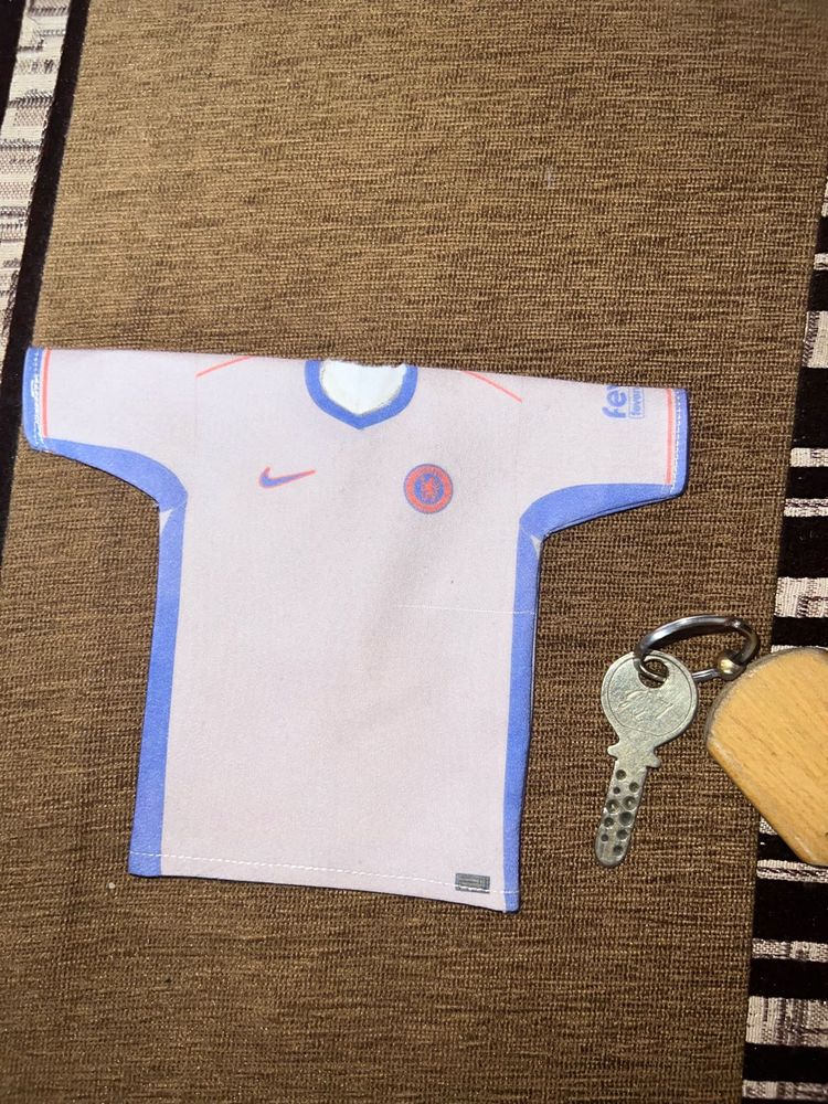 Chelsea away mini jersey souvenir