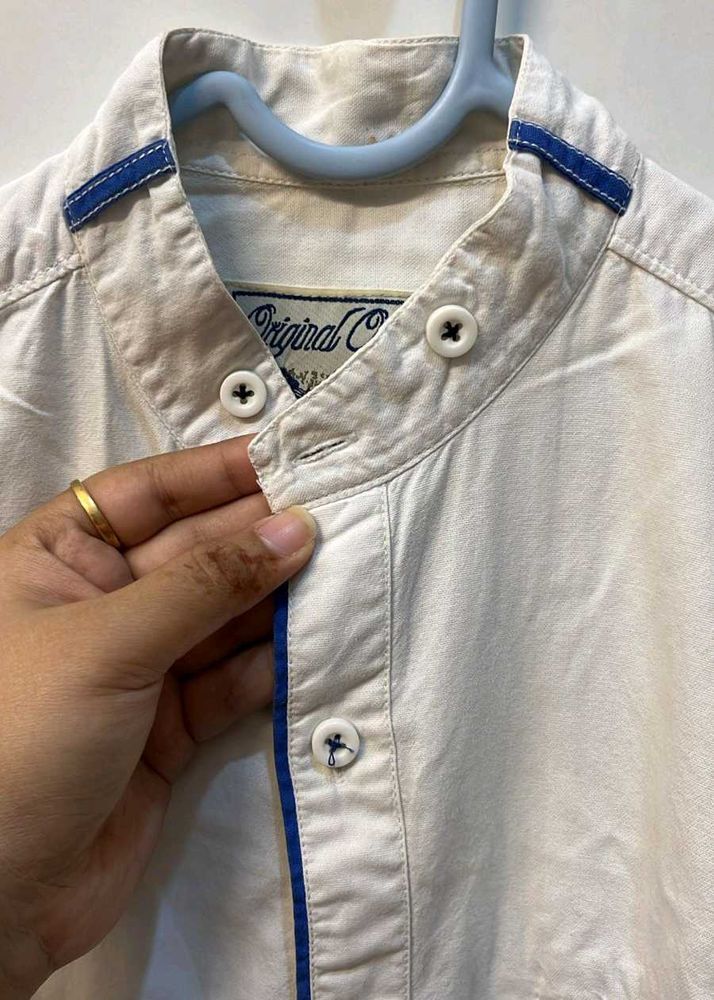 Original Use White Button-Down Shirt
