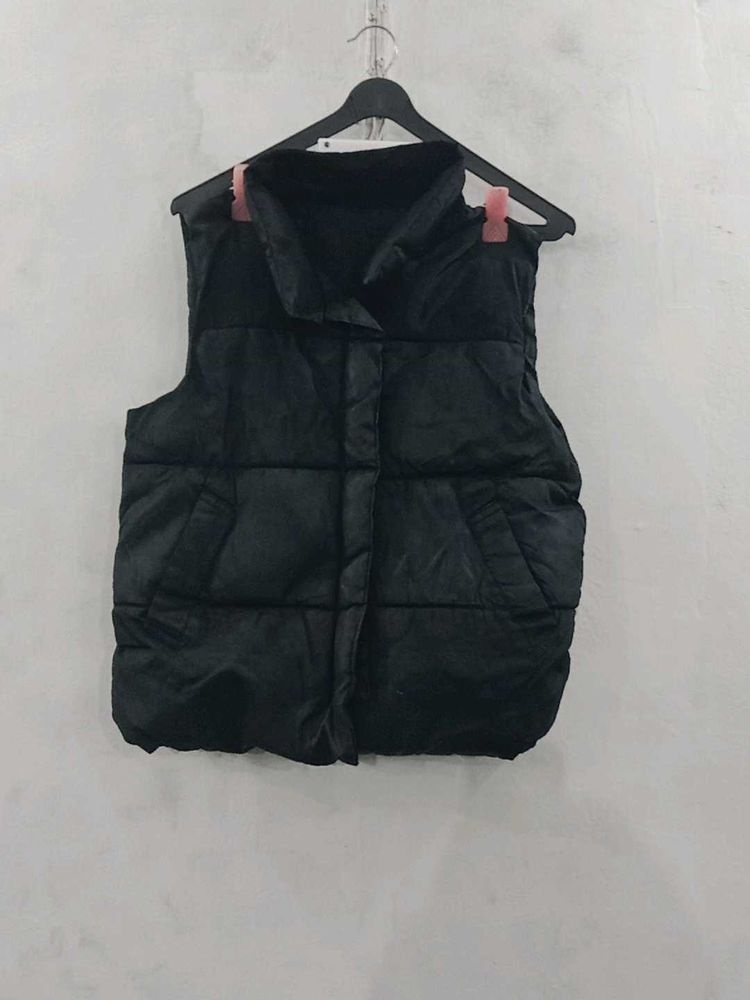 Black Puffer Vest