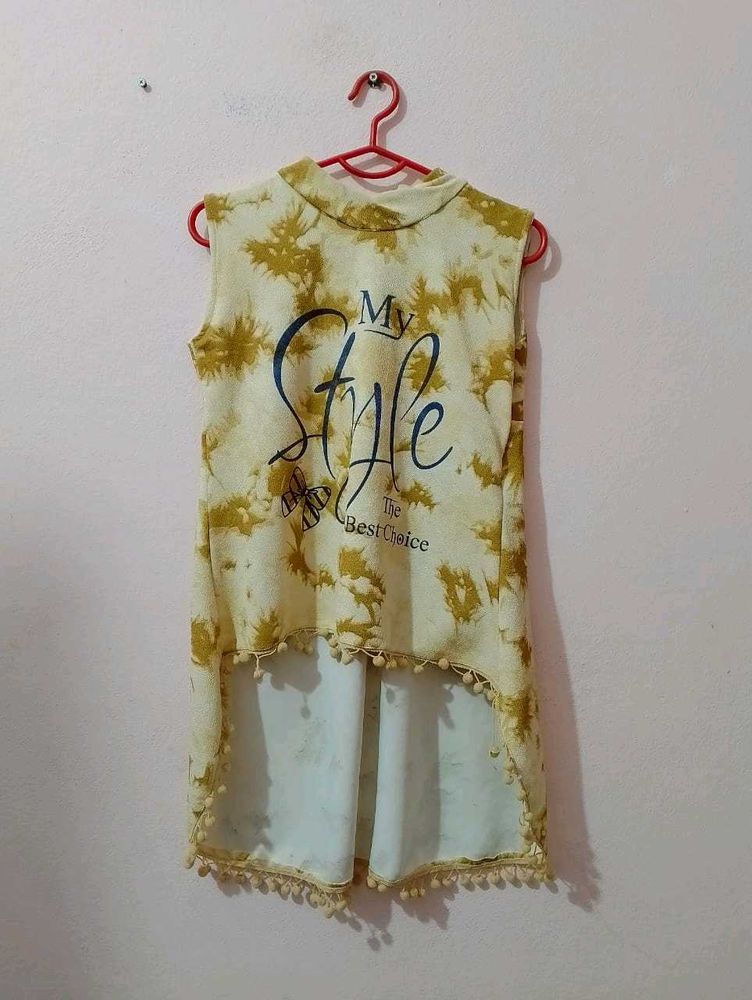 Fashionable High - Low Top