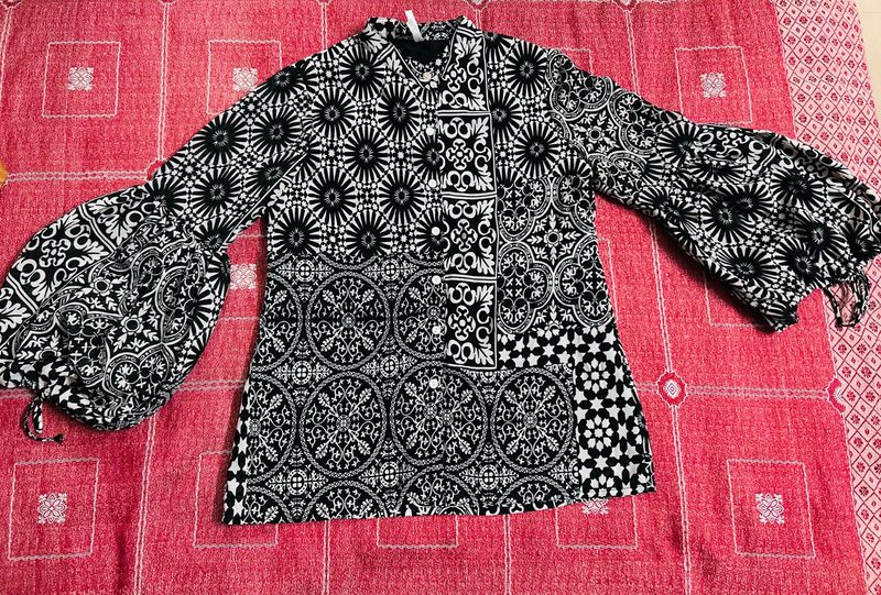 Patterned Blouse