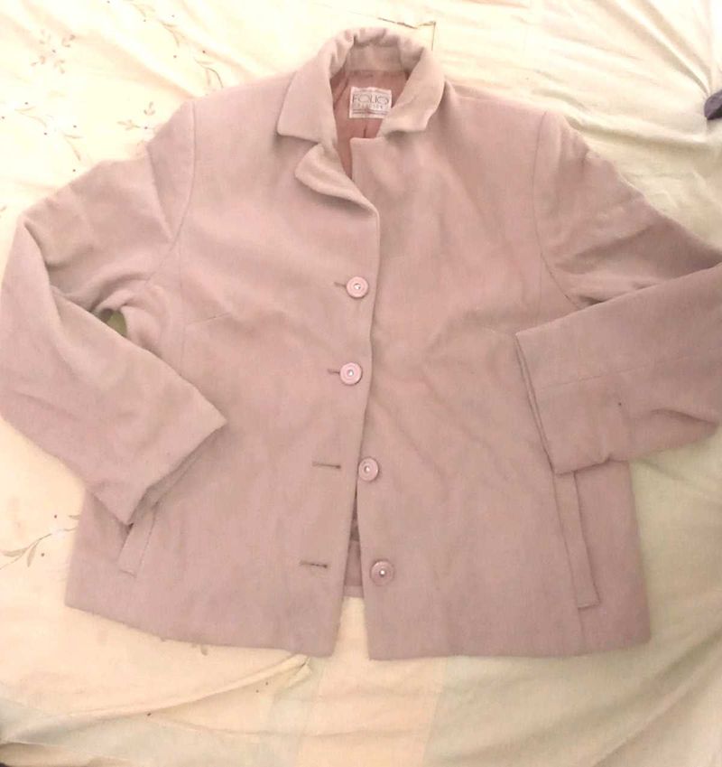 Vintage Pink Suede Jacket  Women Coat🧥