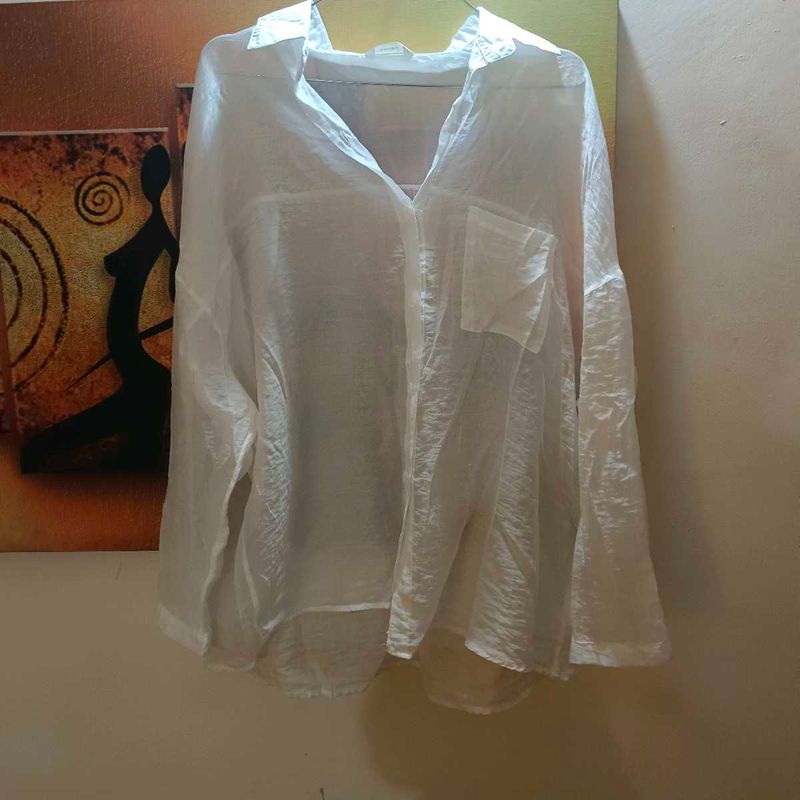 White Sheer Shirt