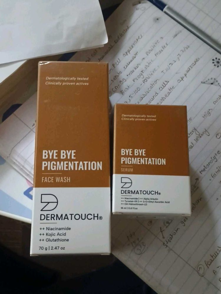 Dermatouch Face Wash And Serum Combo