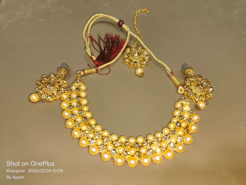 Jewellery Har set With tika