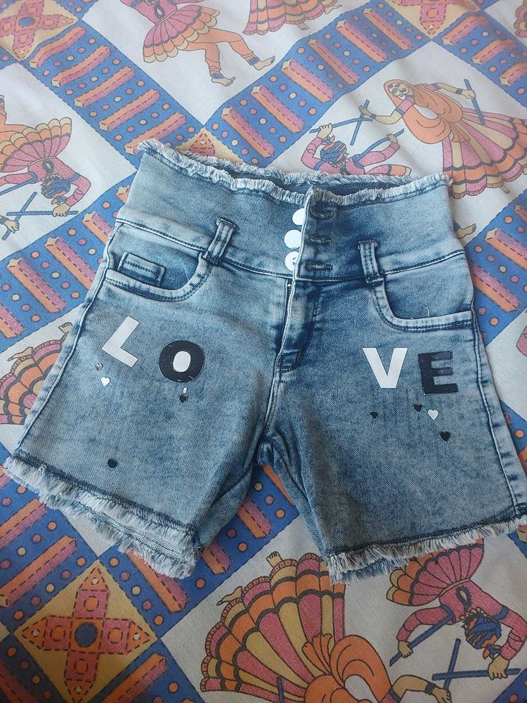 LOVE Denim Shorts