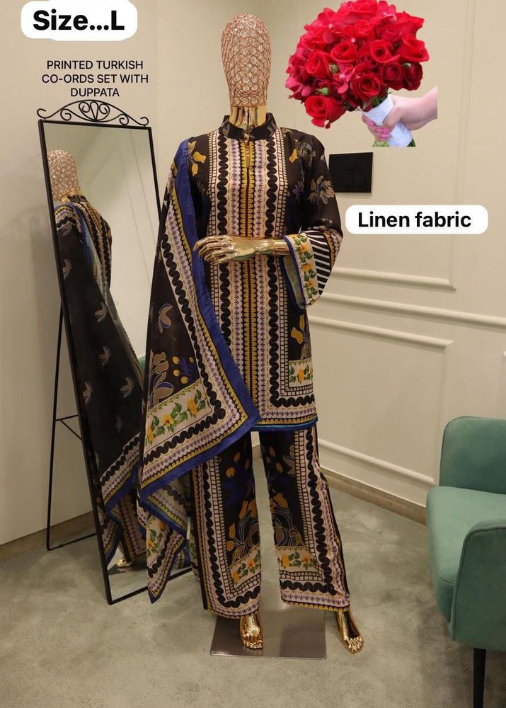 Stylish Turkish Co-ord Set with Dupatta