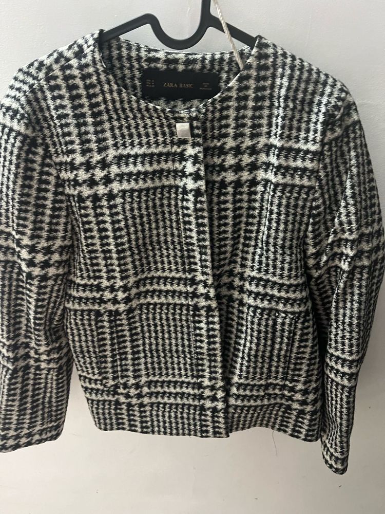 Zara Black And White Jacket