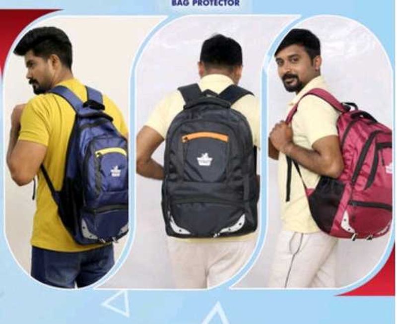 Stylish Backpack with Reflective Strip &amp; Protector
