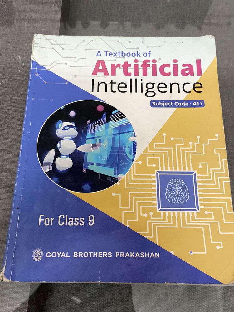 Artificial Intelligence Book class ninth