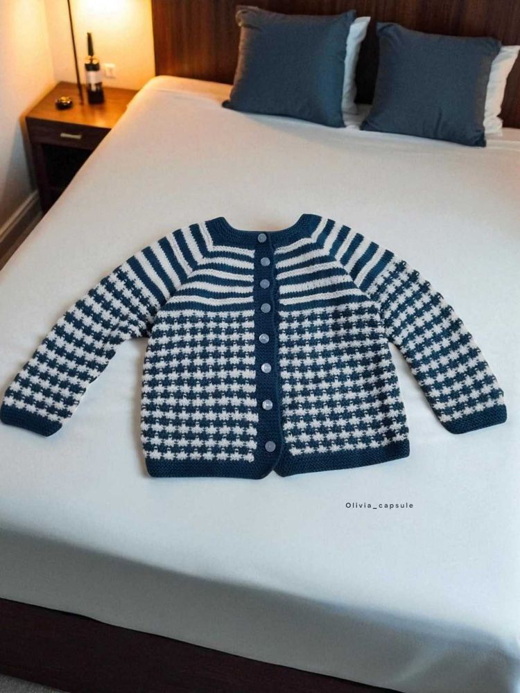 Unisex Kids Handmade Knitted Woolen Sweater