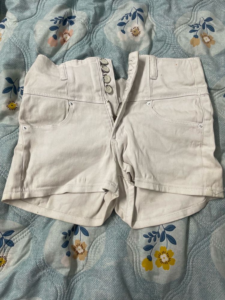 White Shorts