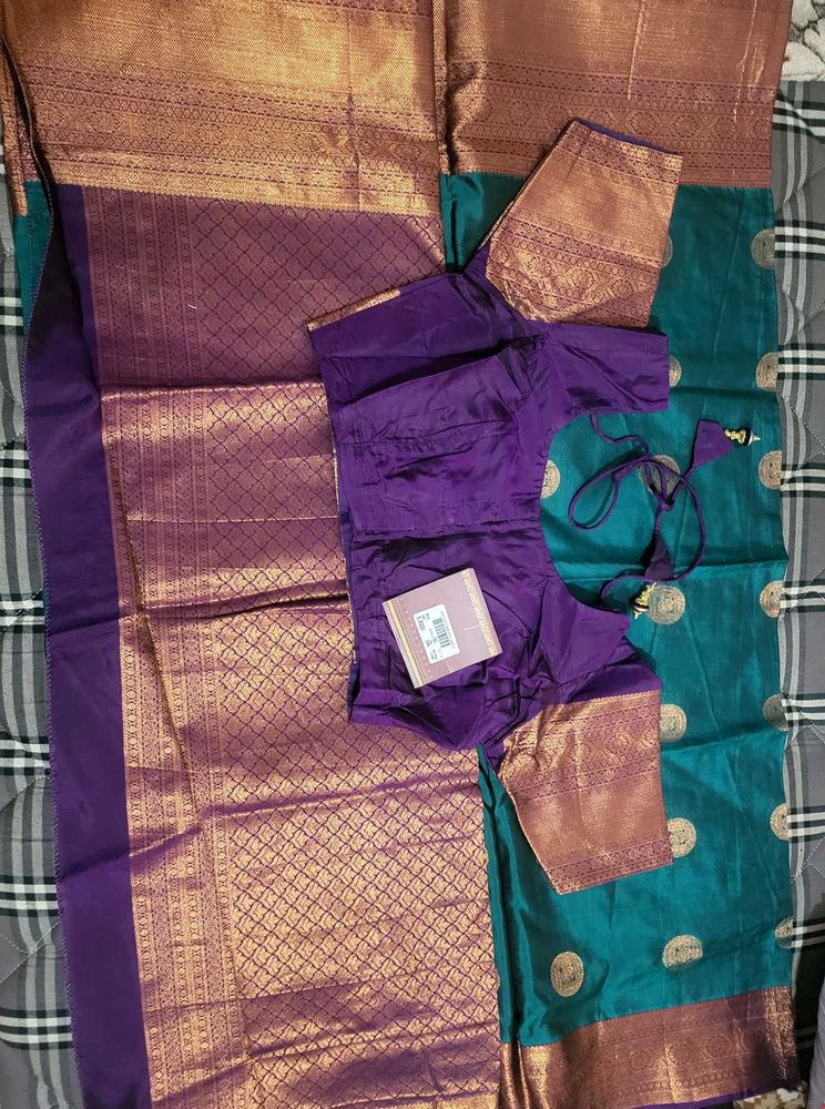 kanchivaram elegant Silk Saree