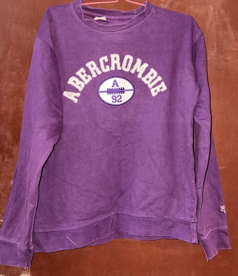 Abercrombie Purple Sweatshirt