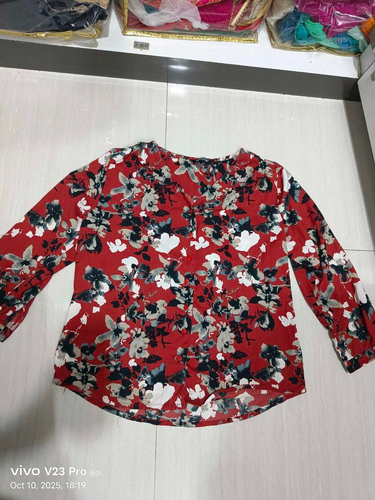 Floral Print Top