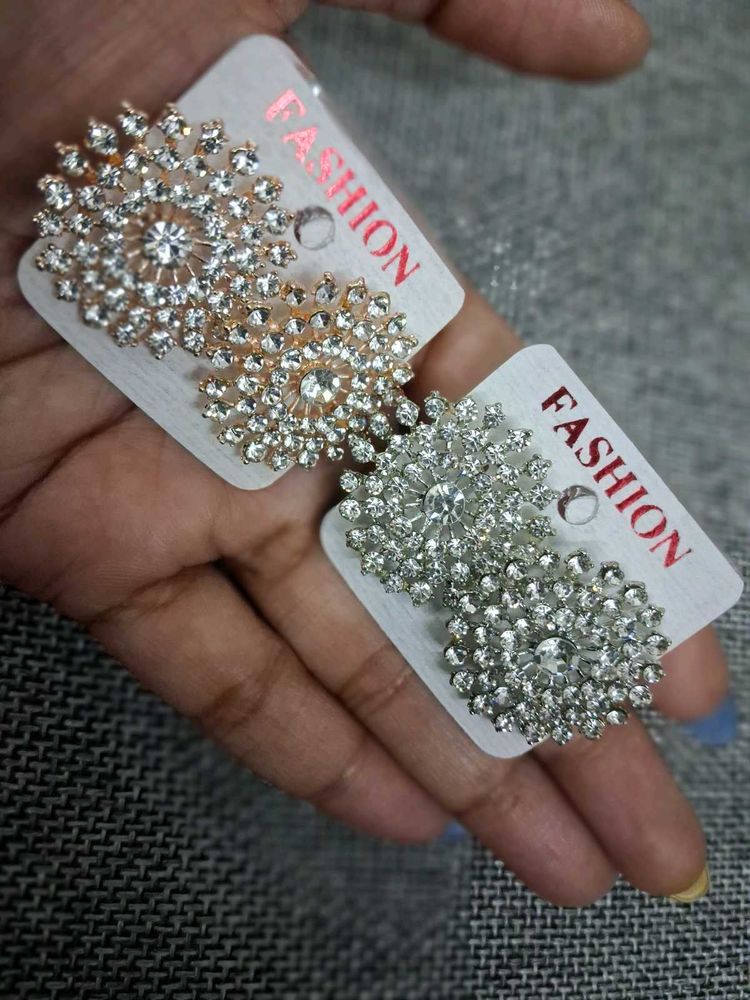 Sparkling Flower Earrings