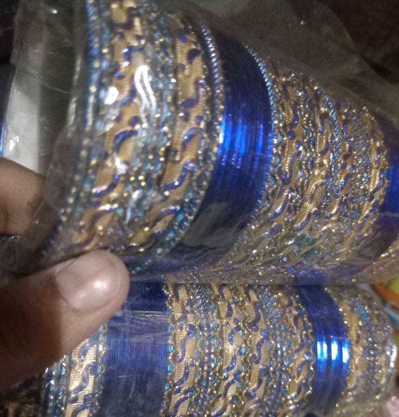 Blue &amp; Gold Bangles
