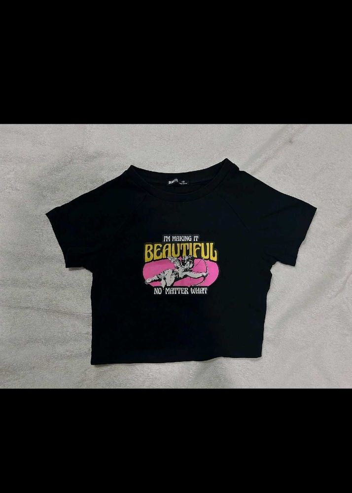 bonker Black Graphic Tee