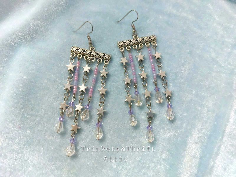 Star Fall Dangle Earrings