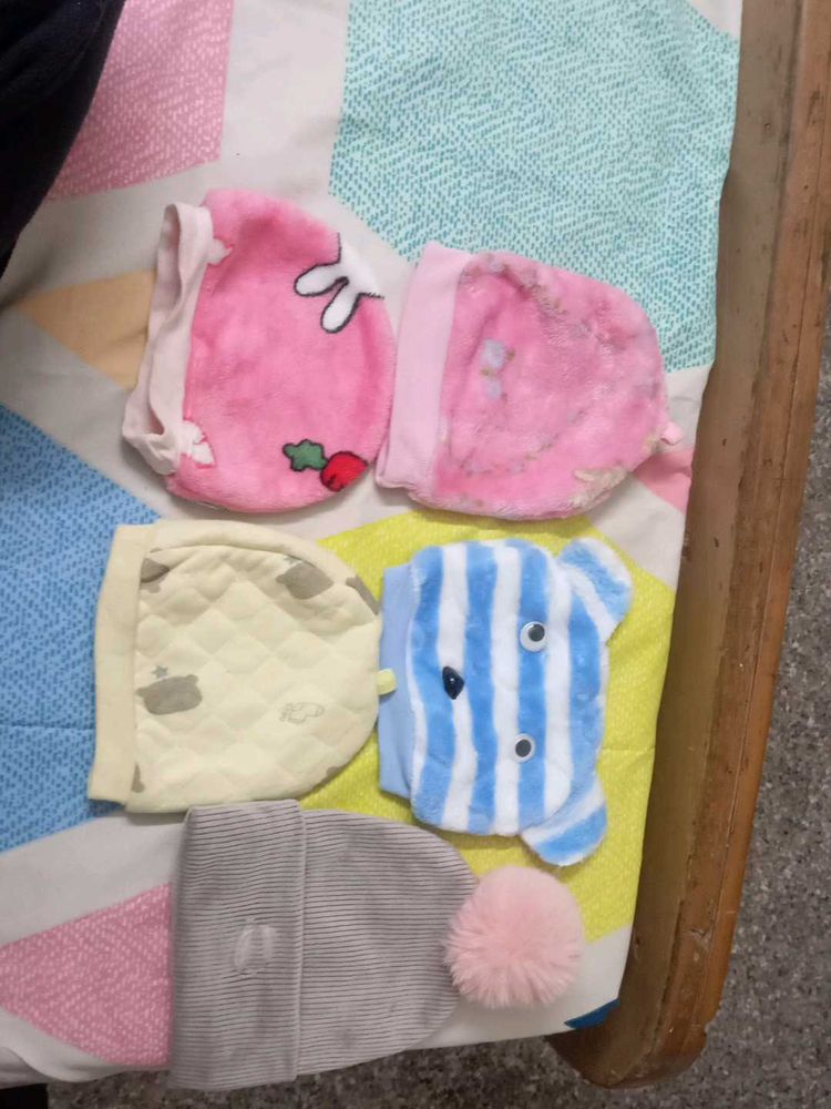 Cute Striped Bear Hat