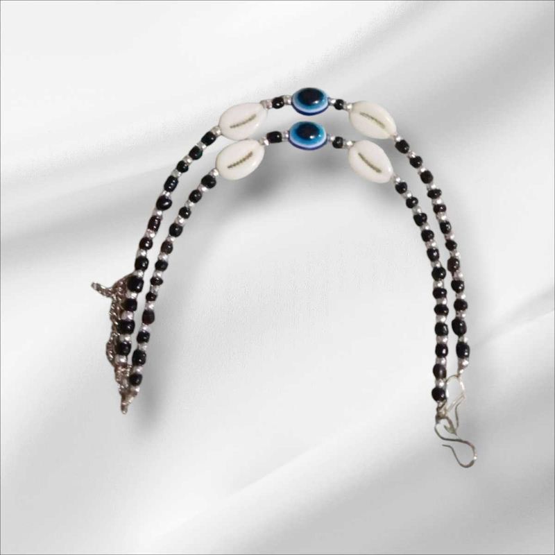 Evil Eye Beaded Anklet.