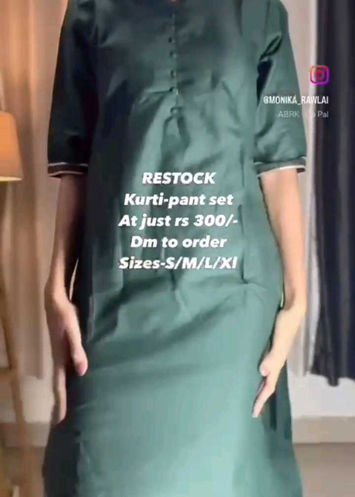 Kurti Pant Set