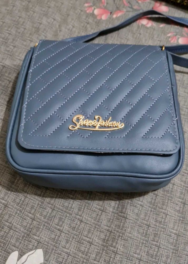 Stylish Blue Crossbody Bag