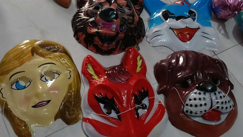 Assorted Costume Masks - Fun Characters!