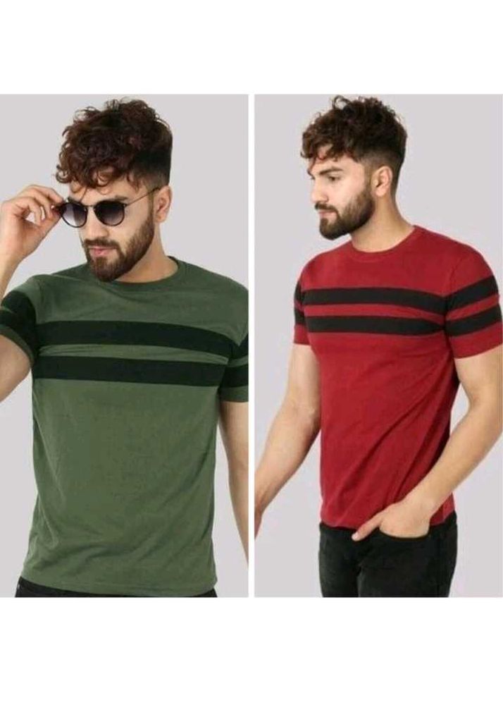 Striped T-Shirt Bundle Pack Of 2