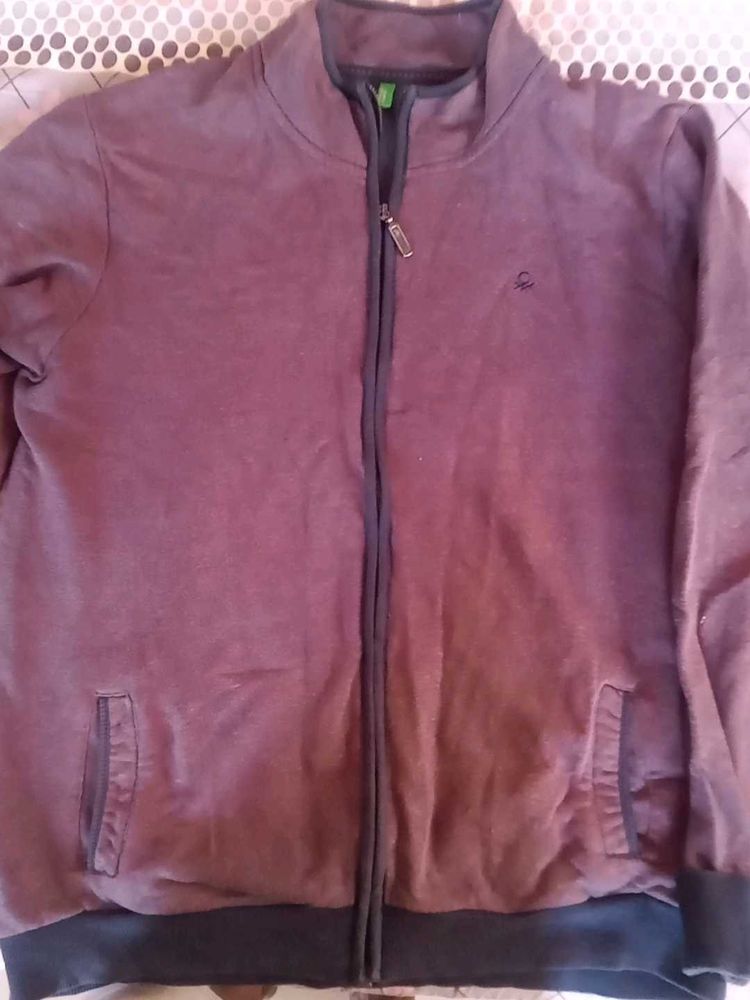 Benetton Men&#39;s Zip Up Jacket