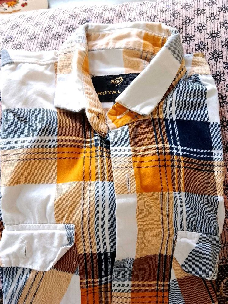 Royal Flannel Shirt