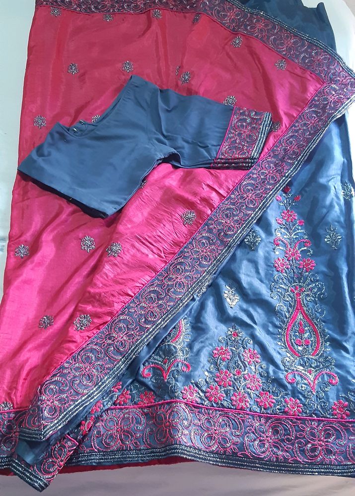 Sale✨New Very Beautiful Saree &amp; Blouse
