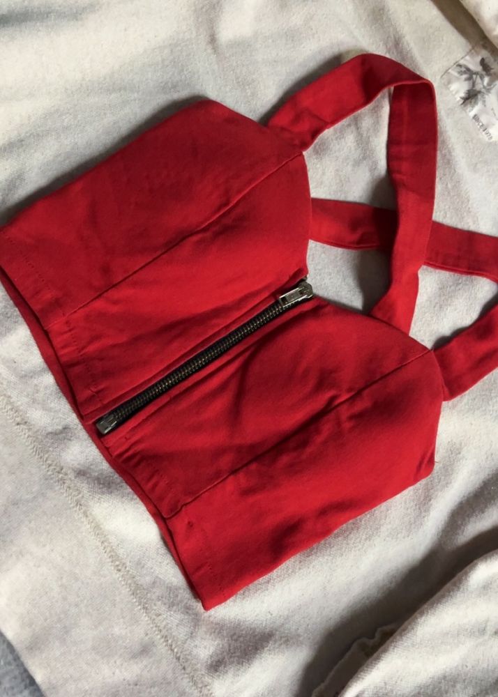 Red Crop Top