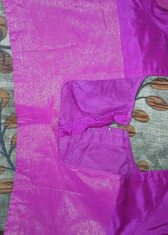 Pink Silk Blend Blouse