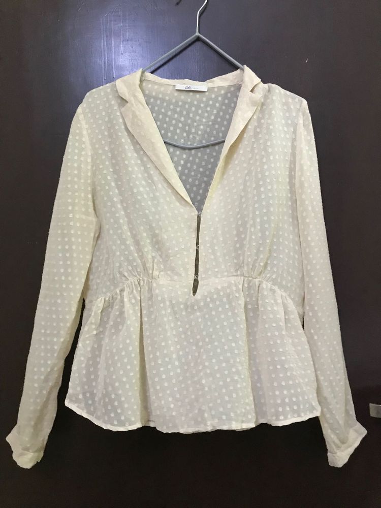 Soft Sheer Blouse Fits smS/M