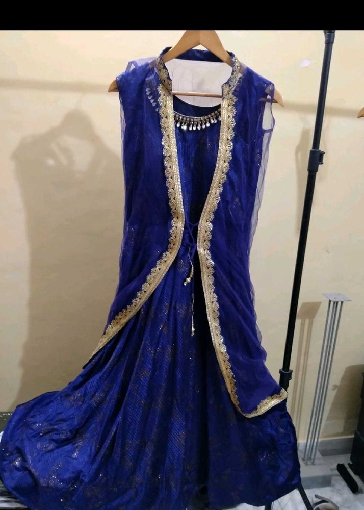SALE::Blue Embellished Gown