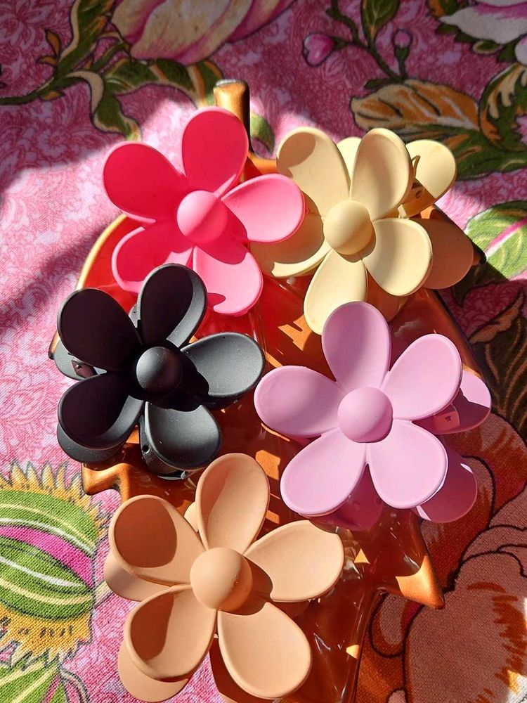 Flower Hair Clips (Large Size)