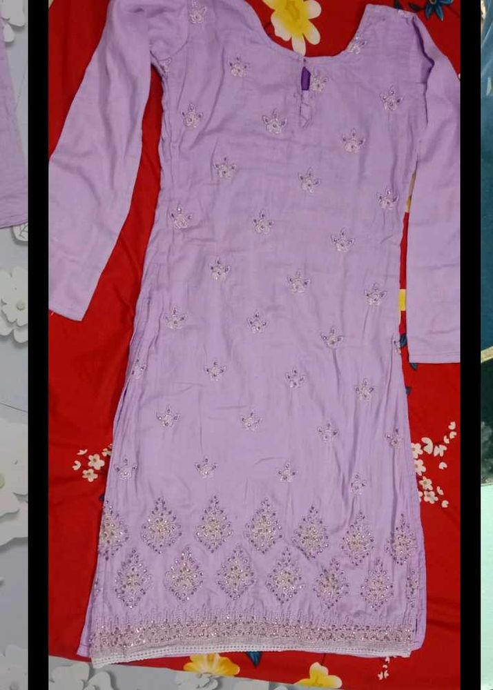 Lavender Kurti Set 💜💜💜